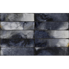 Плитка Iris Ceramica Elementi Lava cobalto 300x75х8,8мм структурная/глянцевая, для стены 537024