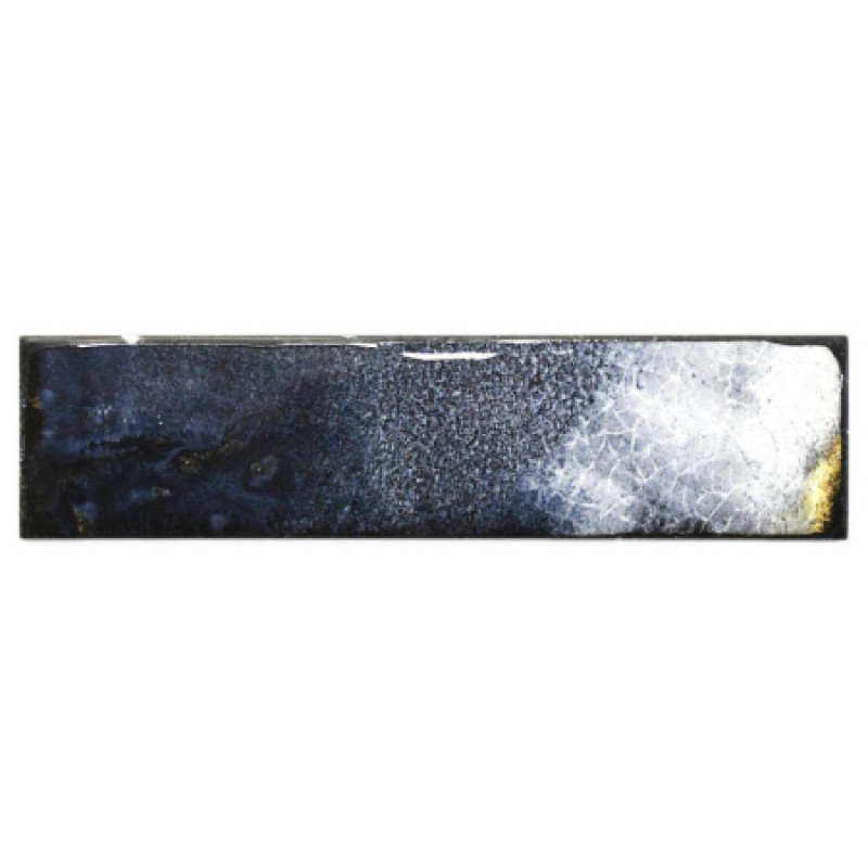 Плитка Iris Ceramica Elementi Lava cobalto 300x75х8,8мм структурная/глянцевая, для стены 537024