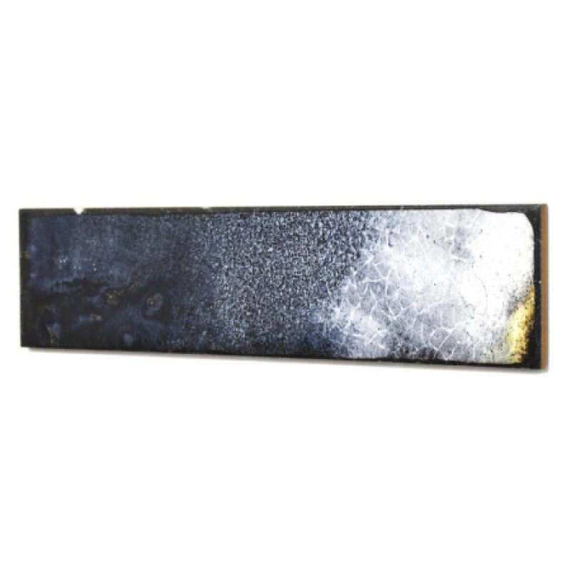 Плитка Iris Ceramica Elementi Lava cobalto 300x75х8,8мм структурная/глянцевая, для стены 537024