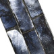 Плитка Iris Ceramica Elementi Lava cobalto 300x75х8,8мм структурная/глянцевая, для стены 537024