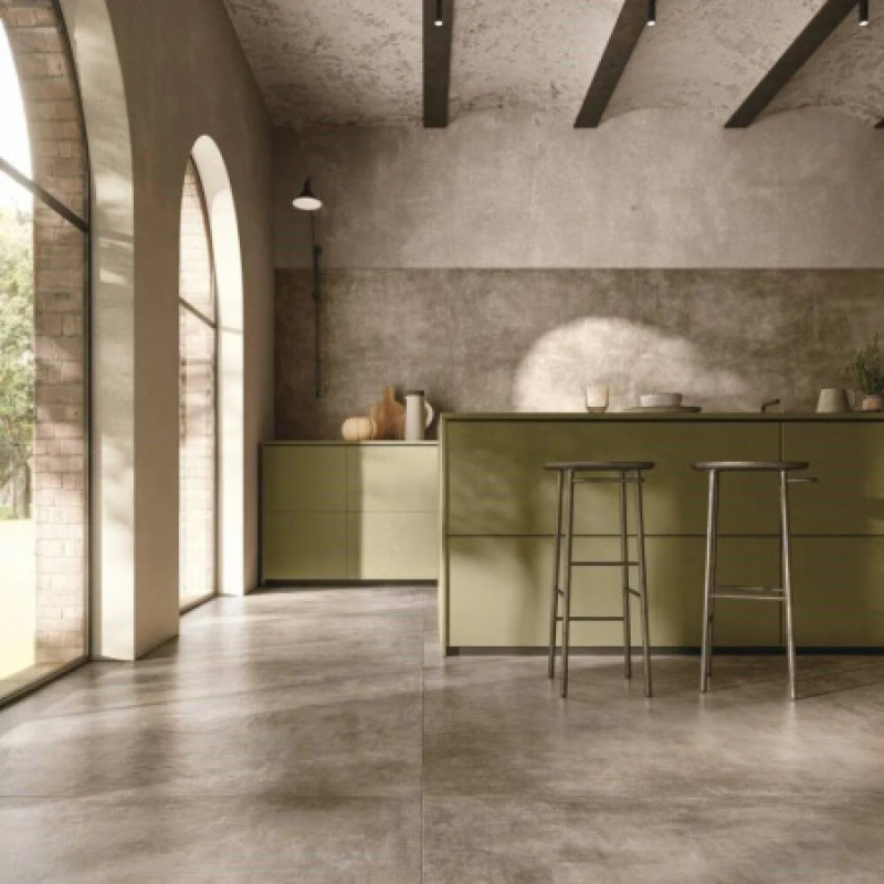 Плитка керамогранитная Refin Affrescati Terra 600x1200х9мм рельефная/матовая OH05