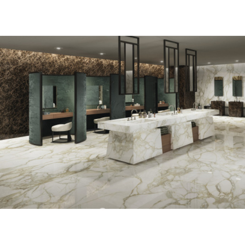 Плитка керамогранитная FMG Marmi maxfine Calacatta oro 3000x1500х6мм гладкая/полированная L315365MF6