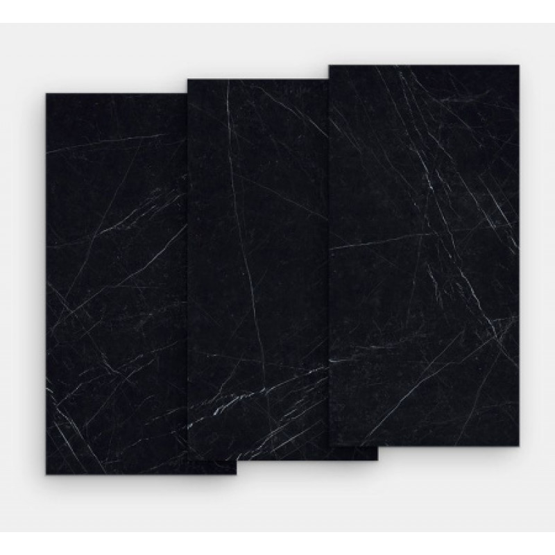 Плитка керамогранитная FMG Marmi maxfine Black marquinia 2700x1200х6мм гладкая/матовая silky SY2712338MF6