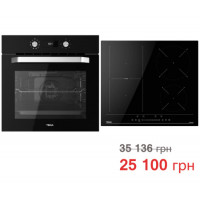 Комплект бытовой техники Teka (духовой шкаф Easy HCB 6535 черный + варочная поверхность Flex Easy IBF 64200 S)