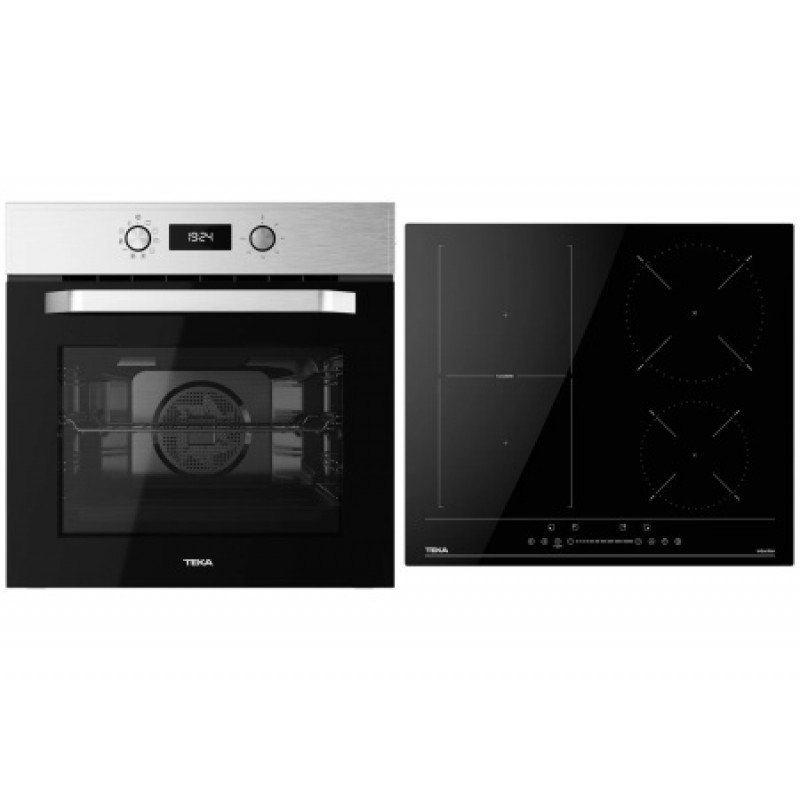 Комплект бытовой техники Teka (духовой шкаф Easy HCB 6535 хром + варочная поверхность Flex Easy IBF 64200 S)