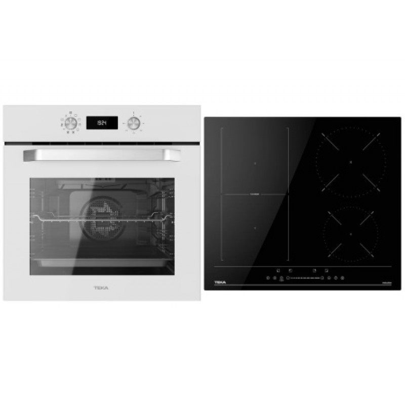Комплект бытовой техники Teka (духовой шкаф Easy HCB 6535 белый + варочная поверхность Flex Easy IBF 64200 S)