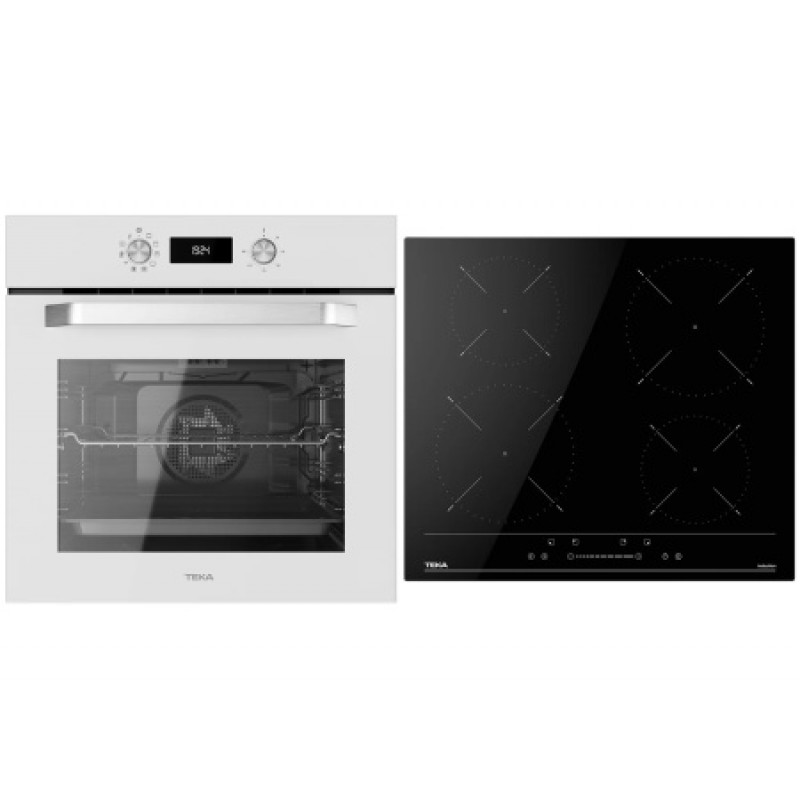 Комплект бытовой техники Teka (духовой шкаф Easy HCB 6535 белый + варочная поверхность Easy IBC 64100 S)