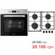 Комплект бытовой техники Teka (духовой шкаф Easy HCB 6535 хром + варочная поверхность GBC 64100 KBN BK белая)