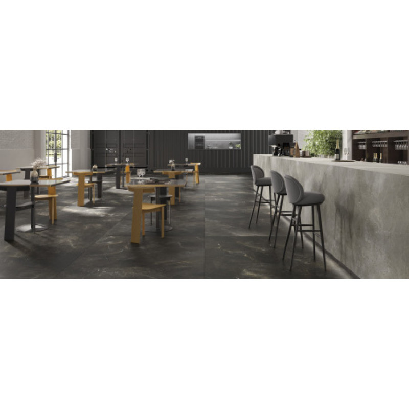 Плитка керамогранитная FMG Art stone maxfine Mystic black 2700x1200х6мм гладкая/матовая P2712591MF6