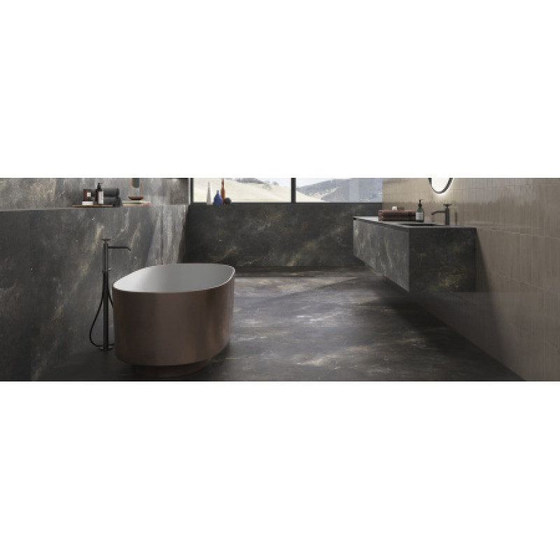 Плитка керамогранитная FMG Art stone maxfine Mystic black 2700x1200х6мм гладкая/матовая P2712591MF6