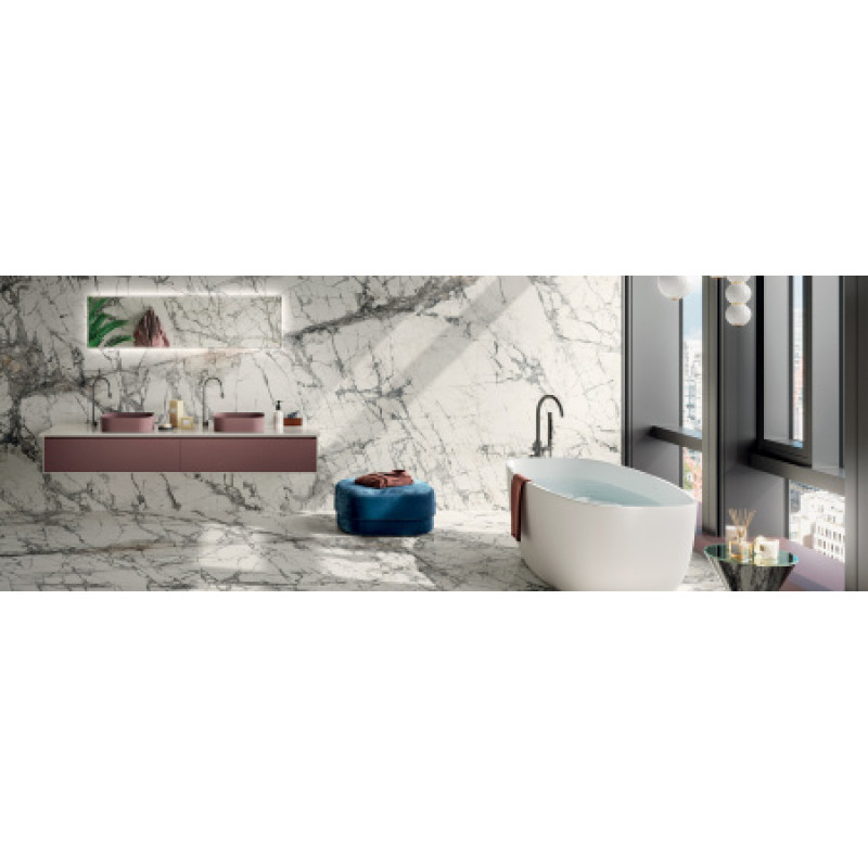 Плитка керамогранитная FMG Marmi maxfine Calacatta grey 2700x1200х6мм гладкая/полированная L2712485MF6