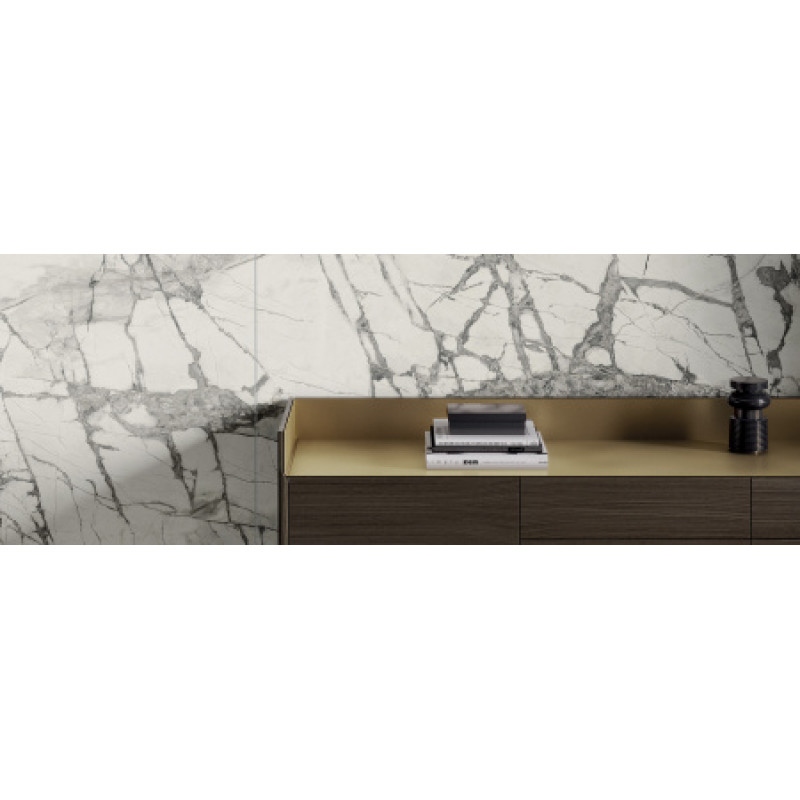 Плитка керамогранитная FMG Marmi maxfine Calacatta grey 2700x1200х6мм гладкая/полированная L2712485MF6