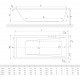 Ванна акриловая Radaway Emmi EM-170x075