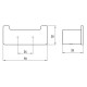 Набір аксесуарів для туалетної кімнати 3-в-1 Emco Loft Black 059813300