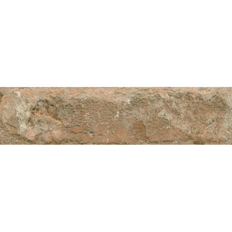 Плитка керамогранитная Dado Ceramica Brik One Terre D`umbria 74x310х9мм структурная/матовая BKN002