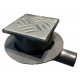 Трап Kessel горизонтальний Ultraflat54 DN50 із ґратами 120х120 ILP20_BOON_ULTR