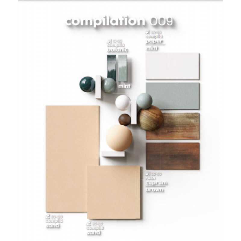 Плитка RAKO Compila Botanict 98x298x8мм гладкая/глянцевая, для стены GARJD863