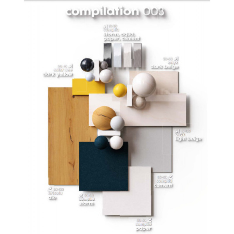 Плитка RAKO Compila Cement 98x298x8мм гладкая/глянцевая, для стены GARJD865