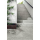 Плитка керамогранитная, ступень Blustyle Advantage Silver 300x600х9мм шероховатая/матовая BGDAD35