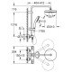 Душова система з термостатом Grohe Tempesta System 210 26811001