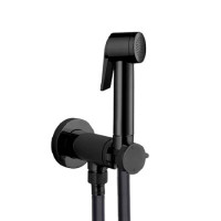 Комплект гігієнічного душу Bossini Paloma Flat Nero opaco E37015B00073015