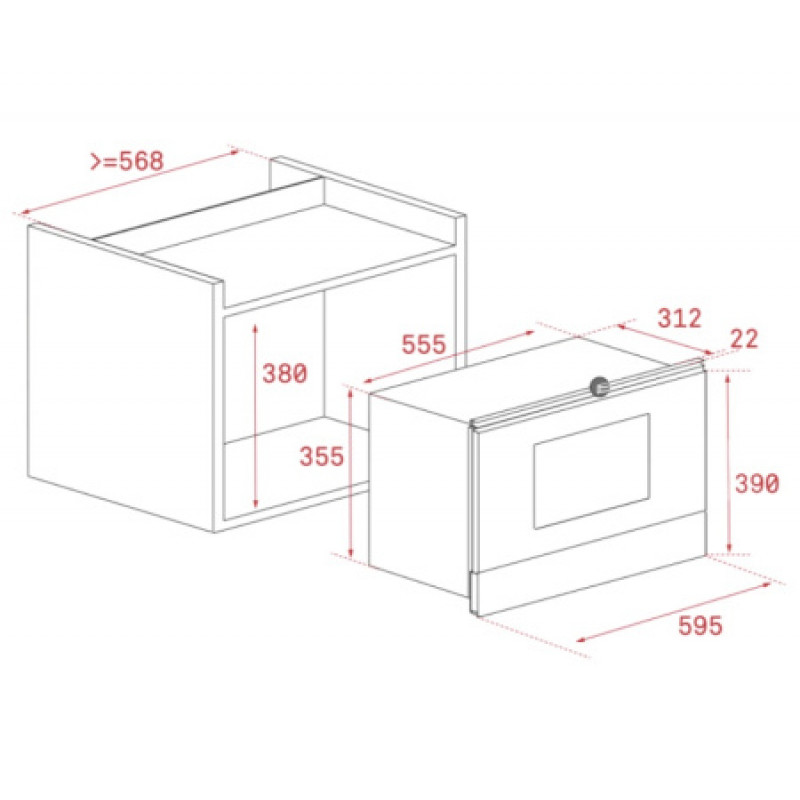 Микроволновая печь + гриль Teka Total MS 622 BIS L 40584100