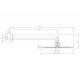 Верхний душ Bossini Cosmo 230х230 мм Satined Gold H70597H00043009