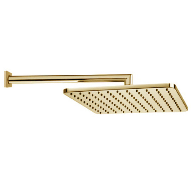 Верхний душ Bossini Cosmo 230х230 мм Satined Gold H70597H00043009