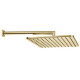 Верхний душ Bossini Cosmo 230х230 мм Satined Gold H70597H00043009