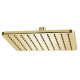 Верхний душ Bossini Cosmo 230х230 мм Satined Gold H70597H00043009