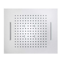 Верхній душ Bossini Dream 570x470 мм Inox spazzolato H38928000075016