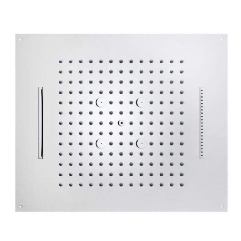 Верхній душ Bossini Dream 570x470 мм Inox spazzolato H38928000075016