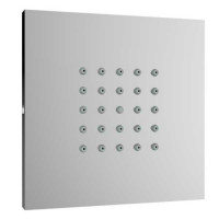 Душова форсунка Bossini Cubic flat wall, 100x100 мм Satined nickel I00176000094003