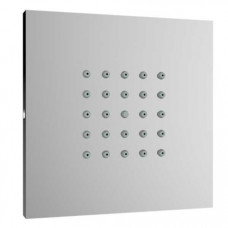 Душевая боковая форсунка Bossini Cubic flat wall, 100x100 мм Satined nickel I00176000094003