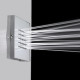 Душевая боковая форсунка Bossini Cubic flat wall, 100x100 мм Satined nickel I00176000094003