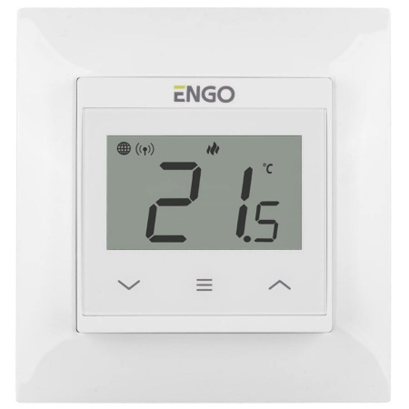Інтернет-терморегулятор Engo під рамку 55х55 мм E55-W Wi-Fi 932312952