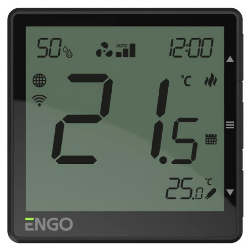 Інтернет-термостат фанкойлу Engo EFAN-24B Wi-Fi 932310555