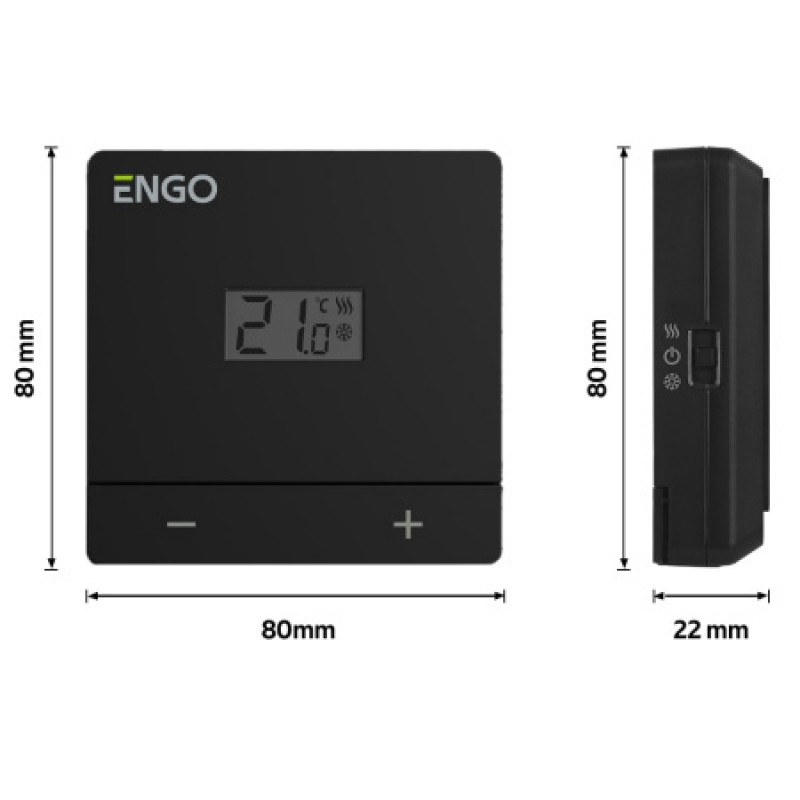 Дротовий дротовий термостат Engo EASY-24B 932332922