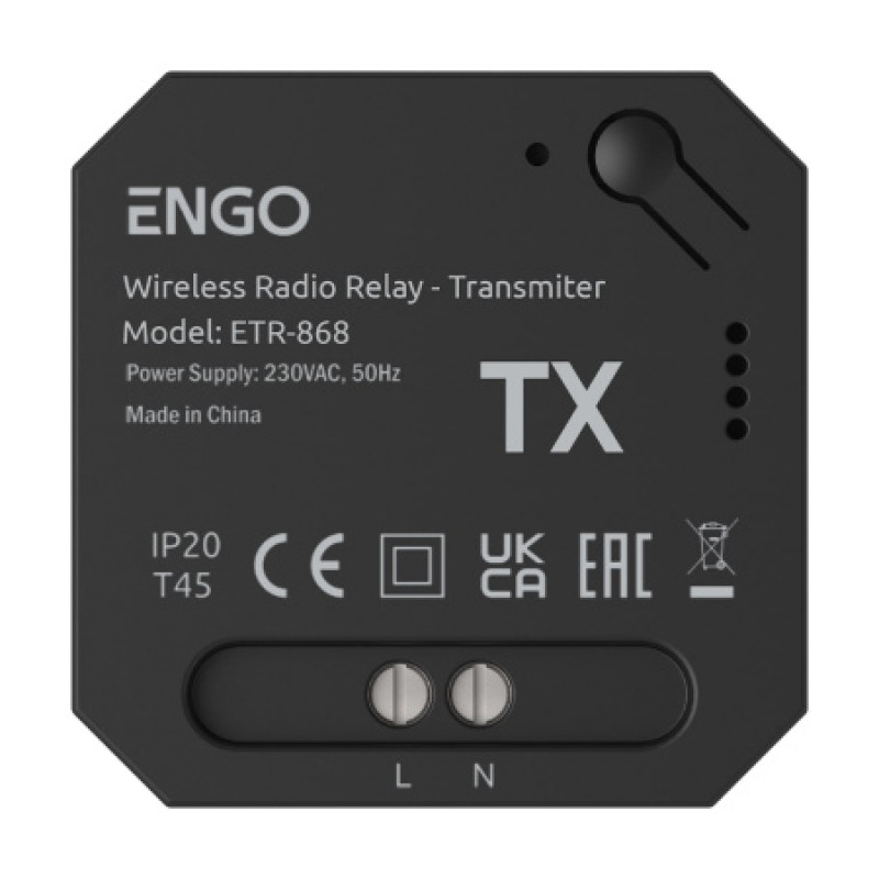Дистанційний вимикач Engo ETR-868 868MГц 230В 932253966