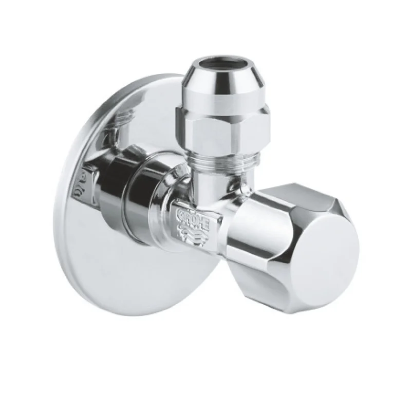 Сантехнический кран угловой Grohe 1/2х3/8 с цангою
