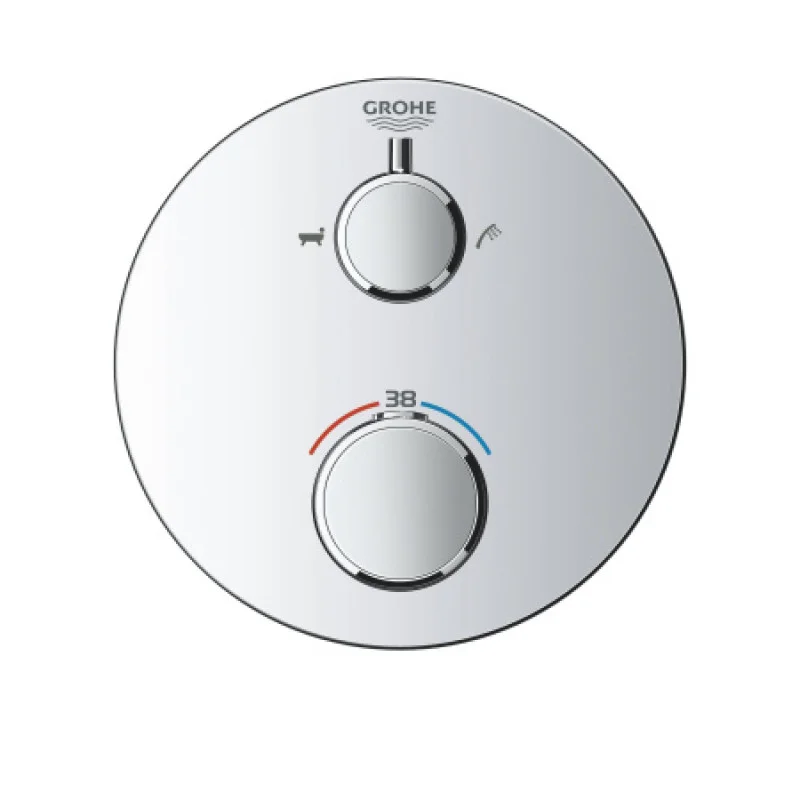 Термостатический смеситель скрытого монтажа Grohe Grohtherm 24077000