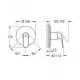 Змішувач прихованого монтажу Grohe Eurosmart Cosmopolitan 24044000