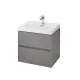 Тумба под умывальник 600 мм Cersanit Crea Grey Matt Mount FZZW1008851564