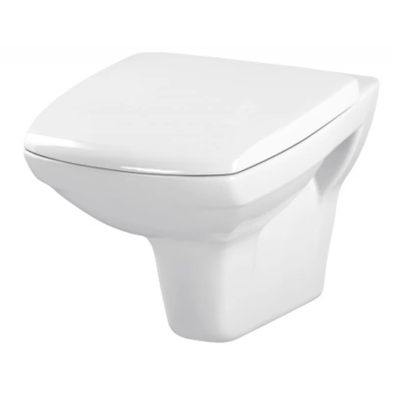 Унитаз подвесной Cersanit Carina CleanOn + крышка SZCZ1000921608