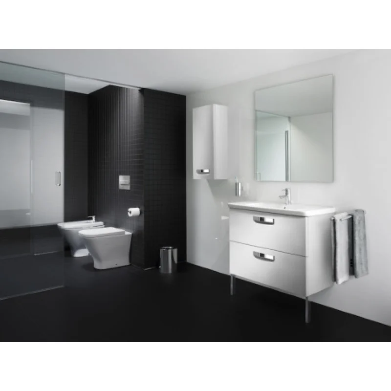Комплект ROCA The Gap тумба 600 мм белый глянец + раковина + сифон A855997806