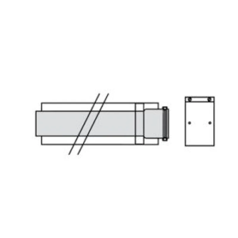 Концентрична труба Vaillant 80/125 РР (1 м) (конденсат)