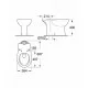 Чаша унитаза (без бачка) Grohe Bau Ceramic 39429000
