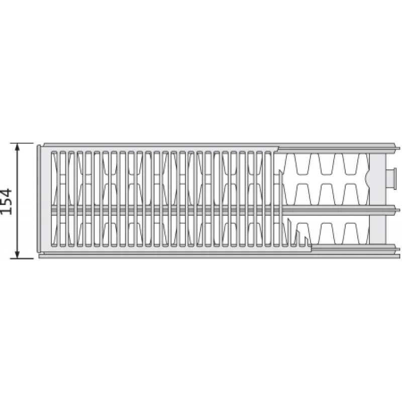 Стальной радиатор Purmo Plan Compact 33 тип 300х900 мм