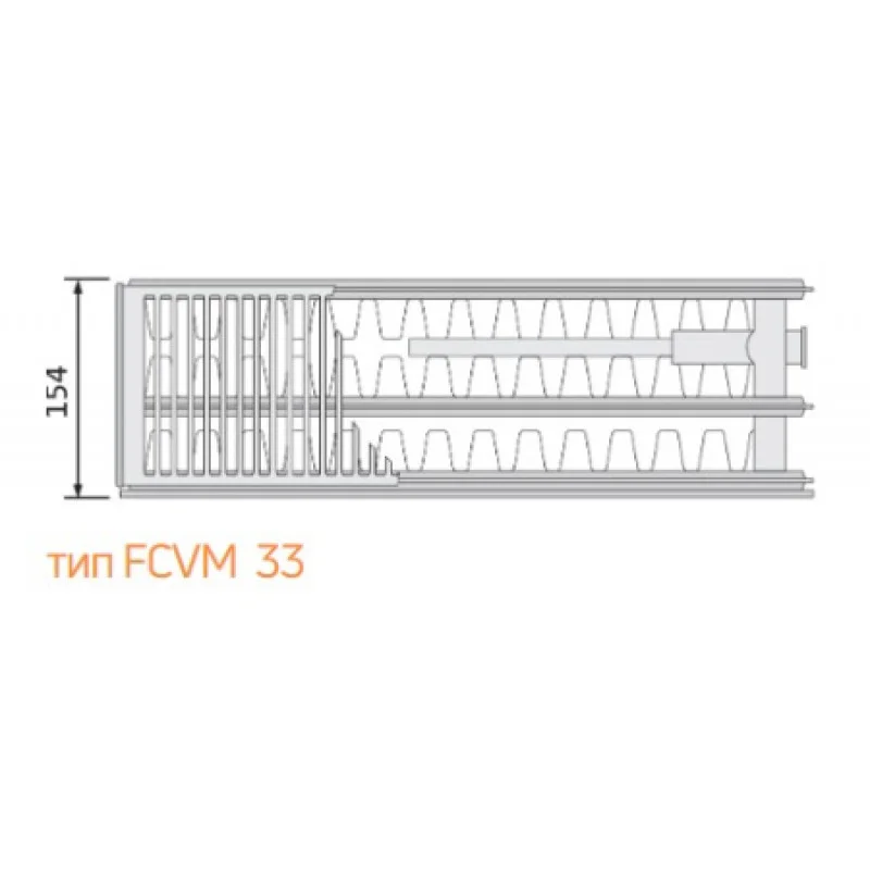 Стальной радиатор Purmo Plan Ventil Compact M 33 тип 300х900 мм