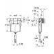 Комплект з накладною панеллю Grohe GD2 Skate Air 38895000